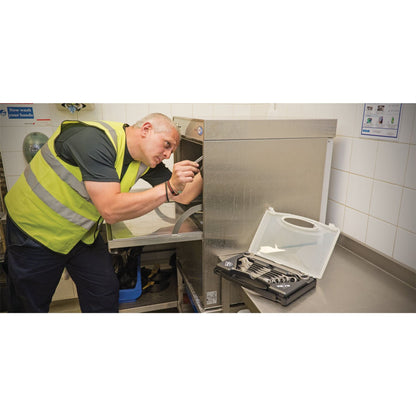 Elora 44019 Long Metric Stainless Steel Combination Spanner Set 8 Piece Elora