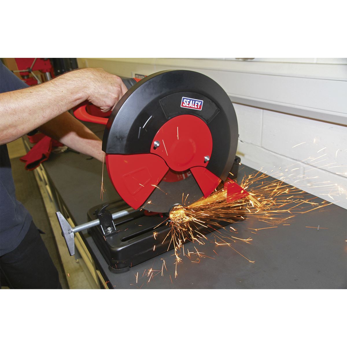 Sealey SM355D Cut-Off Saw Ø355mm 230V Abrasive Disc Portable Sealey