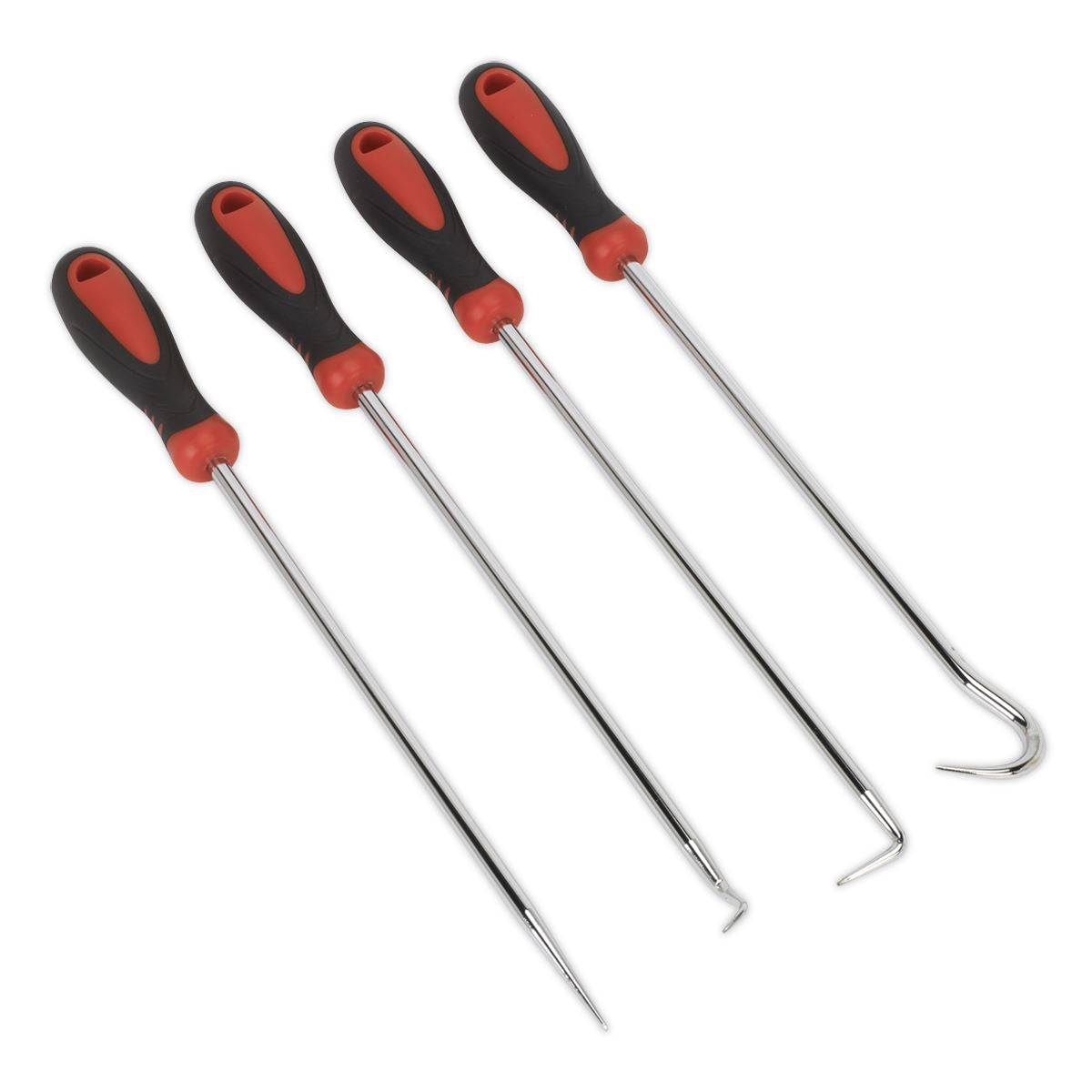 Sealey VS5210 Pick & Hook Set 4pc Extra-Long Sealey