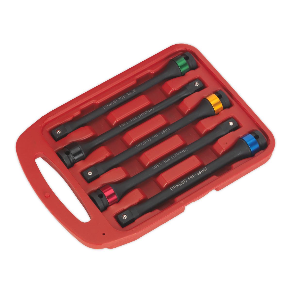 Sealey AK2242 Torque Stick Set 5pc 1/2"Sq Drive Sealey