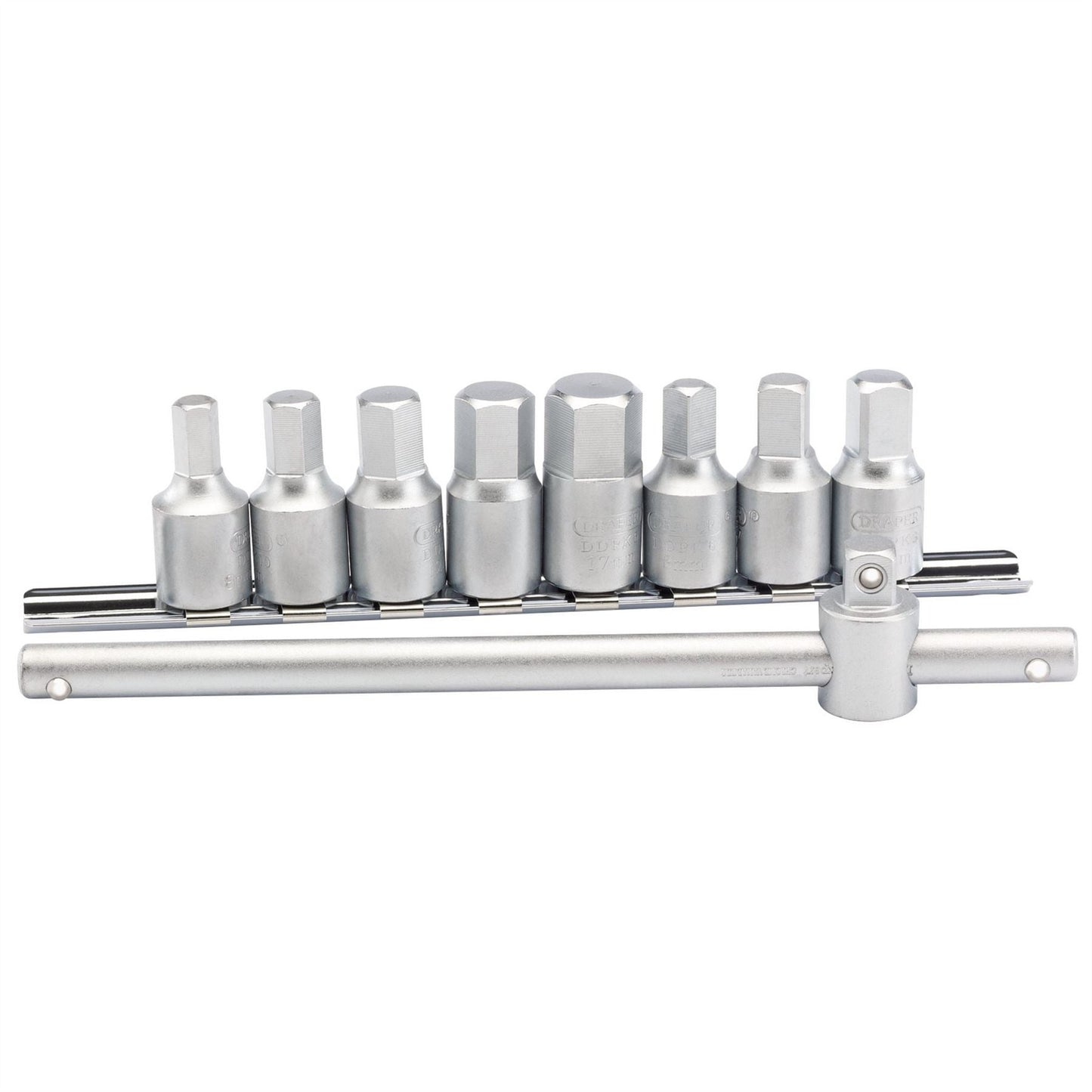 Draper 38329 Drain Plug Key Set 3/8" Sq. Dr. 10 Piece Draper