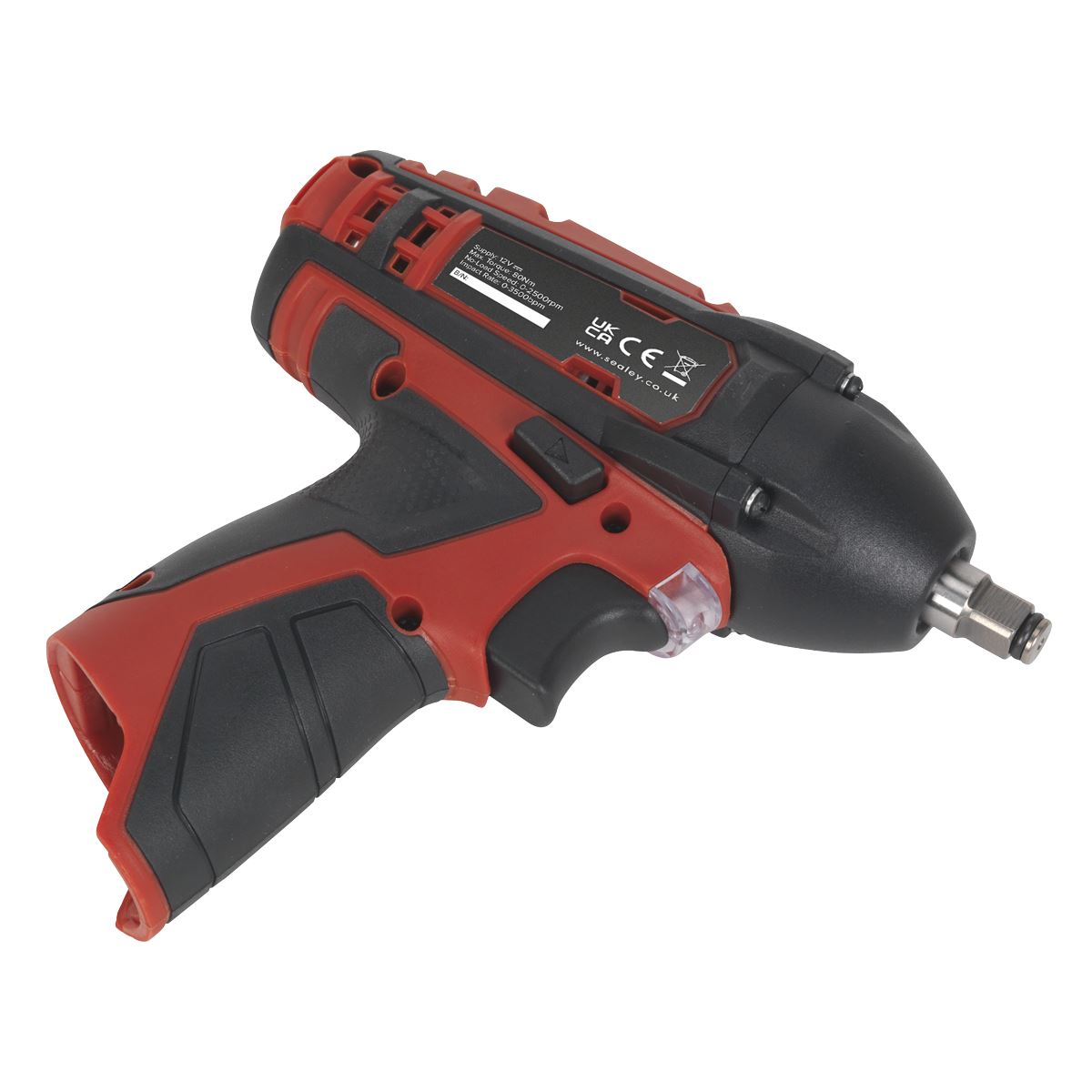 Sealey CP1204 Cordless Impact Wrench 3/8"Sq Drive 12V SV12 Series - Body Only Sealey