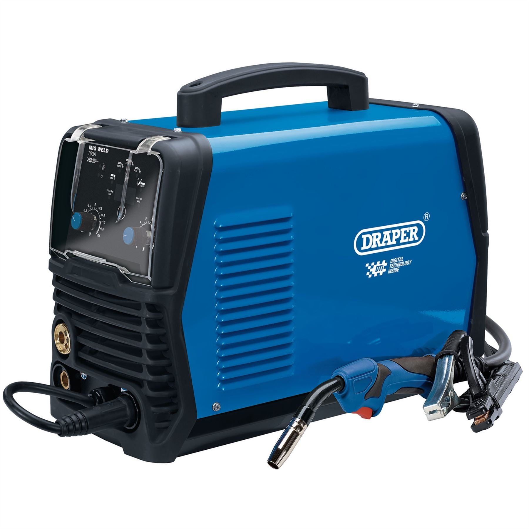 Draper 70048 Gas/Gasless AC/DC MIG Aluminium Welder Dti 160A Draper