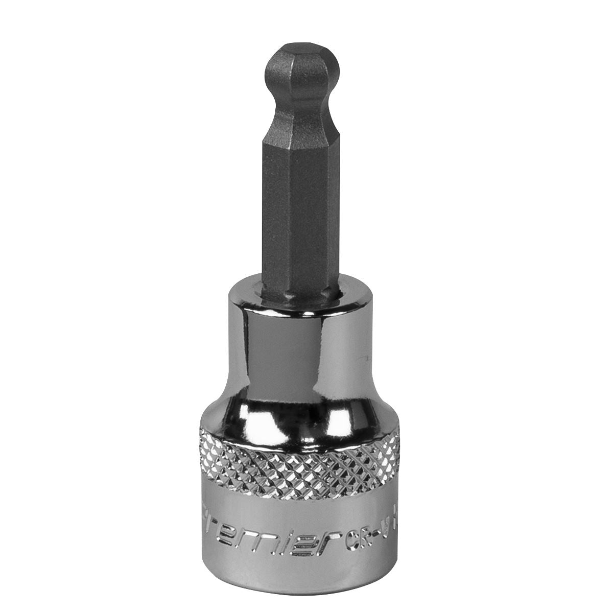 Sealey SBBH004 Ball-End Hex Socket Bit 6mm 3/8"Sq Drive Sealey