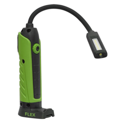 Sealey LEDFLEXG Flexi Rechargeable Inspection Light 5W COB & 3W SMD LED Sealey