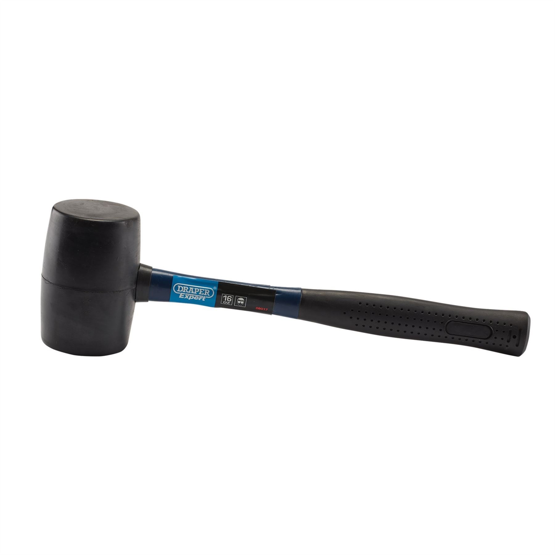 Draper 08017 Rubber Mallet with Fibreglass Shaft 450g/16oz Draper