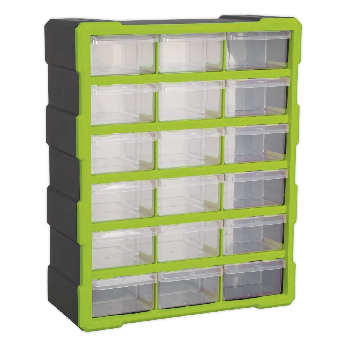 Sealey APDC18HV Cabinet Box 18 Drawer - Green/Black Sealey