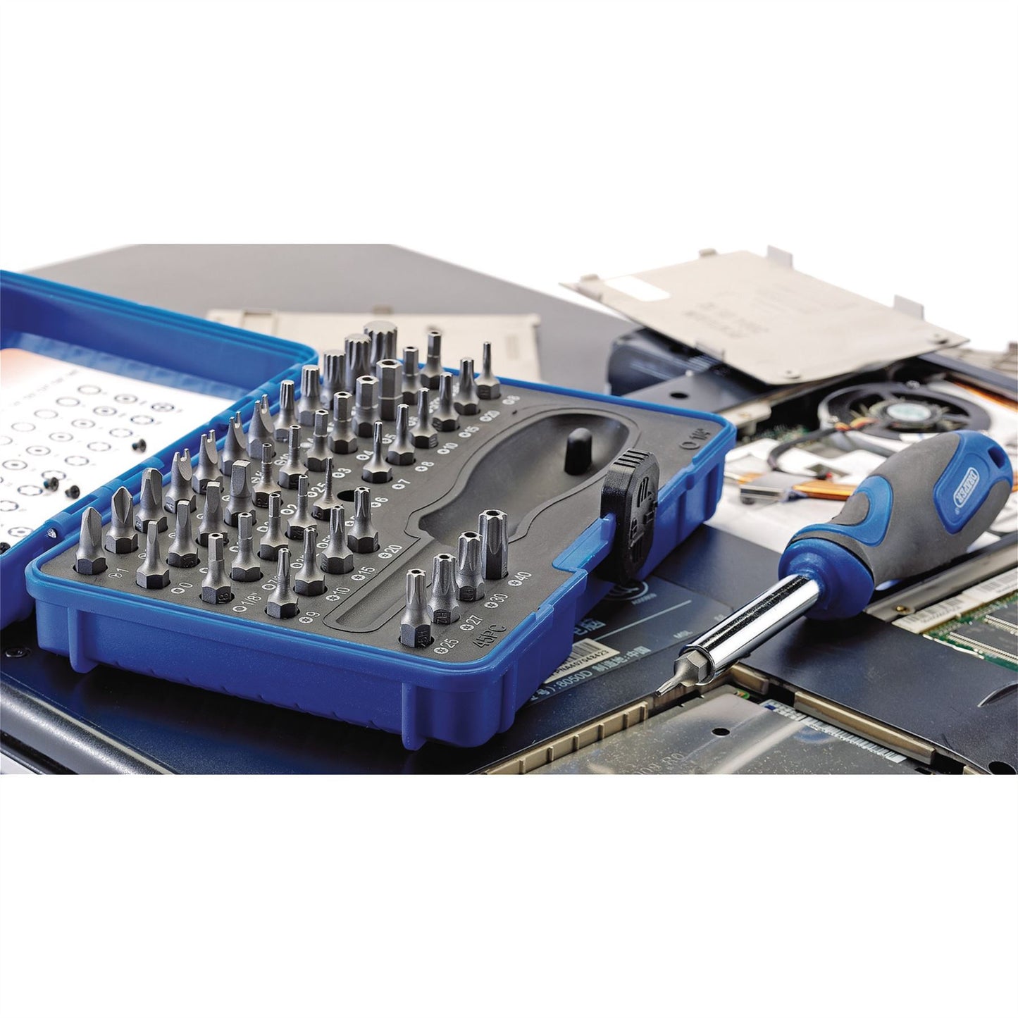 Draper 82399 Security Screwdriver Bit and Driver Set 45 Piece Draper