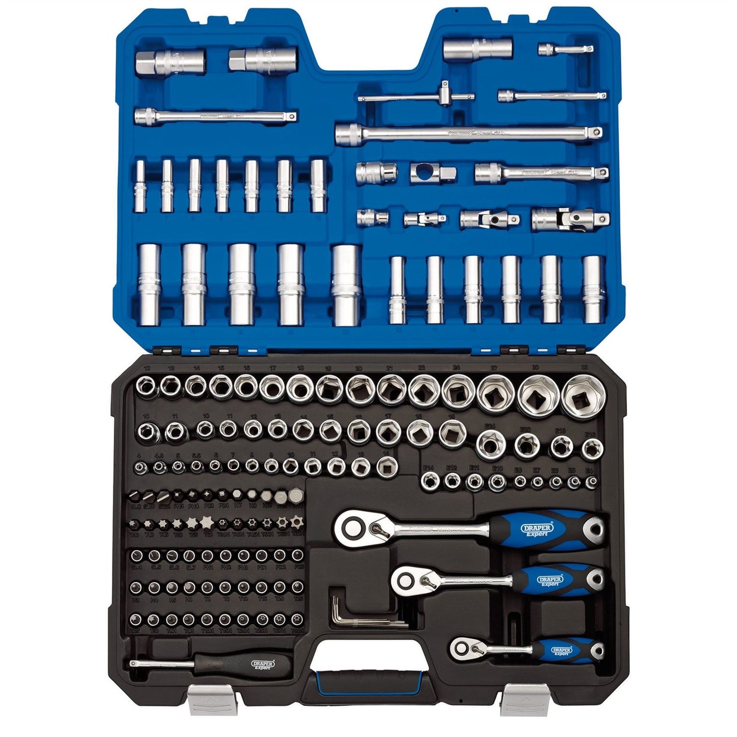 Draper 16461 Expert Metric Socket Set 1/4" 3/8" and 1/2" Sq. Dr. 149 Piece Draper