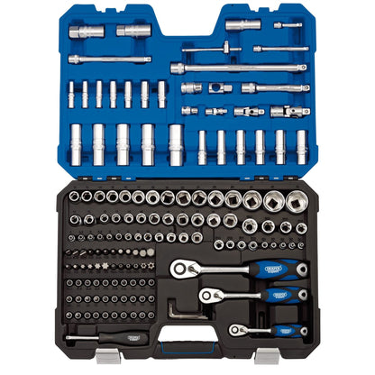 Draper 16461 Expert Metric Socket Set 1/4" 3/8" and 1/2" Sq. Dr. 149 Piece Draper