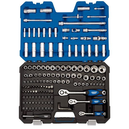 Draper 16461 Expert Metric Socket Set 1/4" 3/8" and 1/2" Sq. Dr. 149 Piece Draper