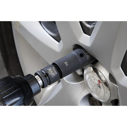 Sealey SX1820 Impact Socket Set 1/2"Sq Drive 77mm Double Ended 18.5 x 22.5mm - 5pc Sealey