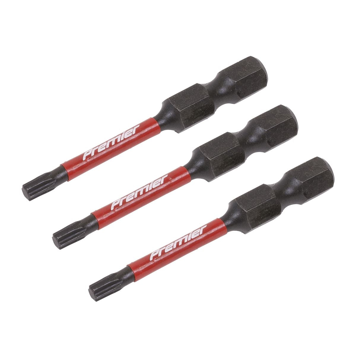 Sealey AK8241 TRX-Star* T15 Impact Power Tool Bits 50mm - 3pc Sealey