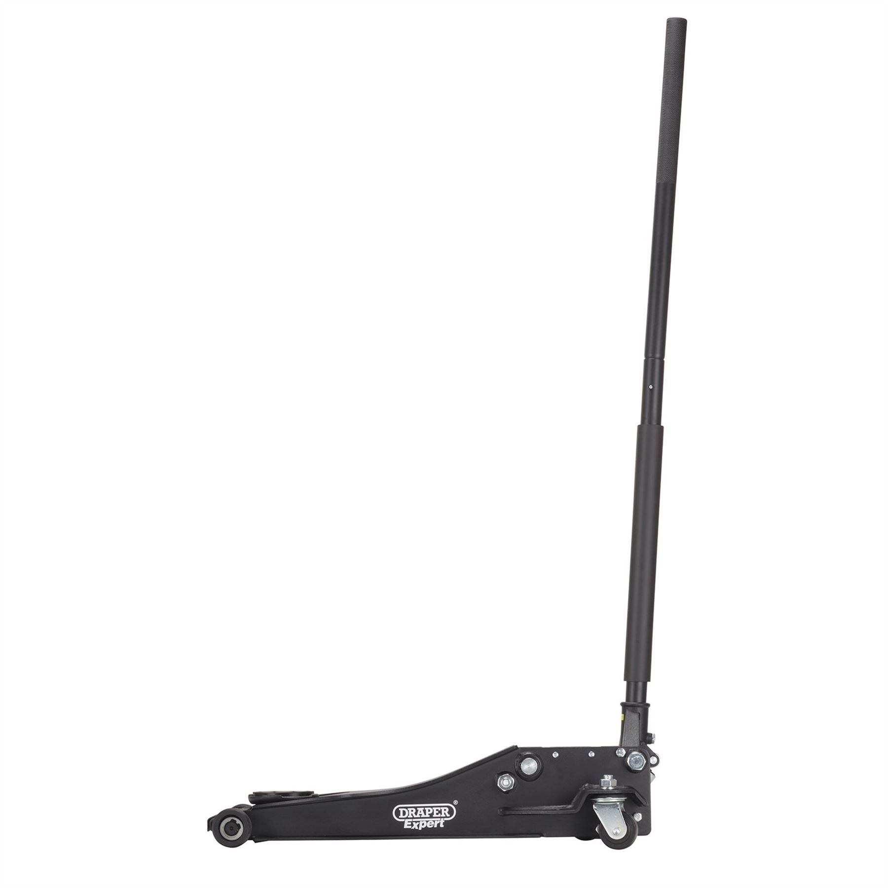 Draper 28464 Expert Professional Low Profile Fast Lift Garage Trolley Jack 3 Tonne Black Draper