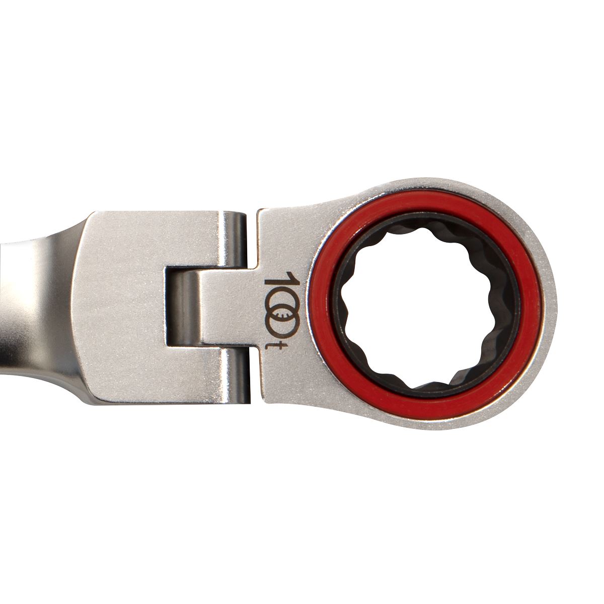 Sealey AK63942 Flexi-Head Ratchet Combination Spanner Set 12pc Metric Premier Platinum Sealey