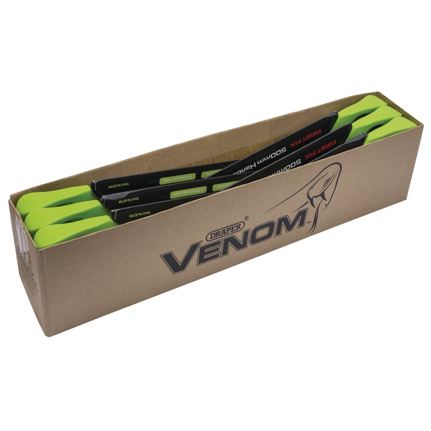 Draper 82194 Venom® First Fix Double Ground Handsaw 500mm 7tpi/8ppi Draper