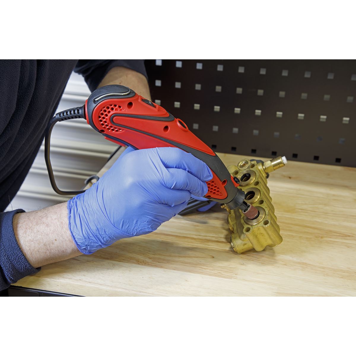 Sealey E540 Multipurpose Rotary Tool & Engraver Kit 40pc 230V Sealey