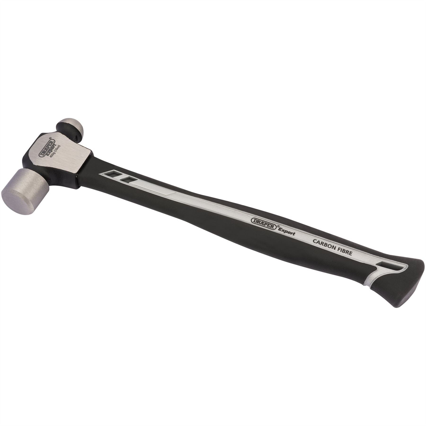 Draper 26205 Expert Ball Pein Hammer with Carbon Fibre Shaft 450g/16oz Draper
