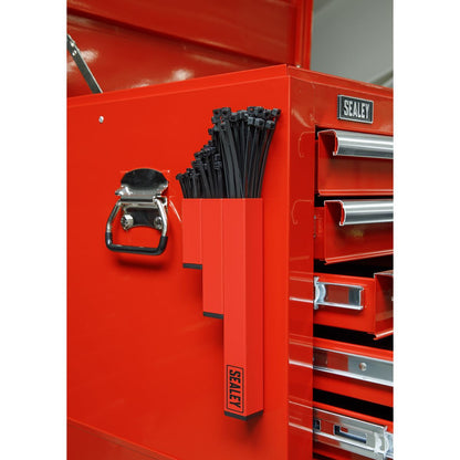 Sealey APCTH Magnetic Cable Tie Holder - Red Sealey