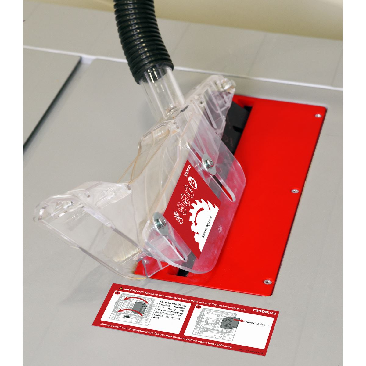 Sealey TS10P Table Saw Ø254mm 230V Sealey