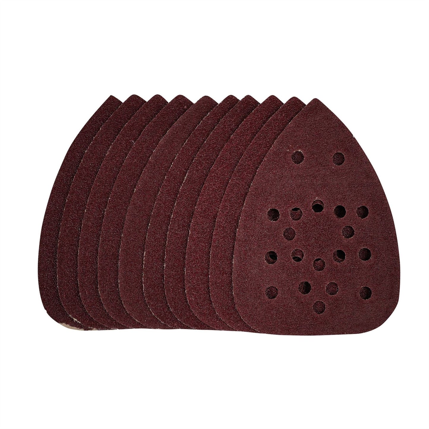 Draper 42982 Detail Sanding Sheets with Hook and Loop 140mm 40 Grit SSD3 Pack of 10 Draper