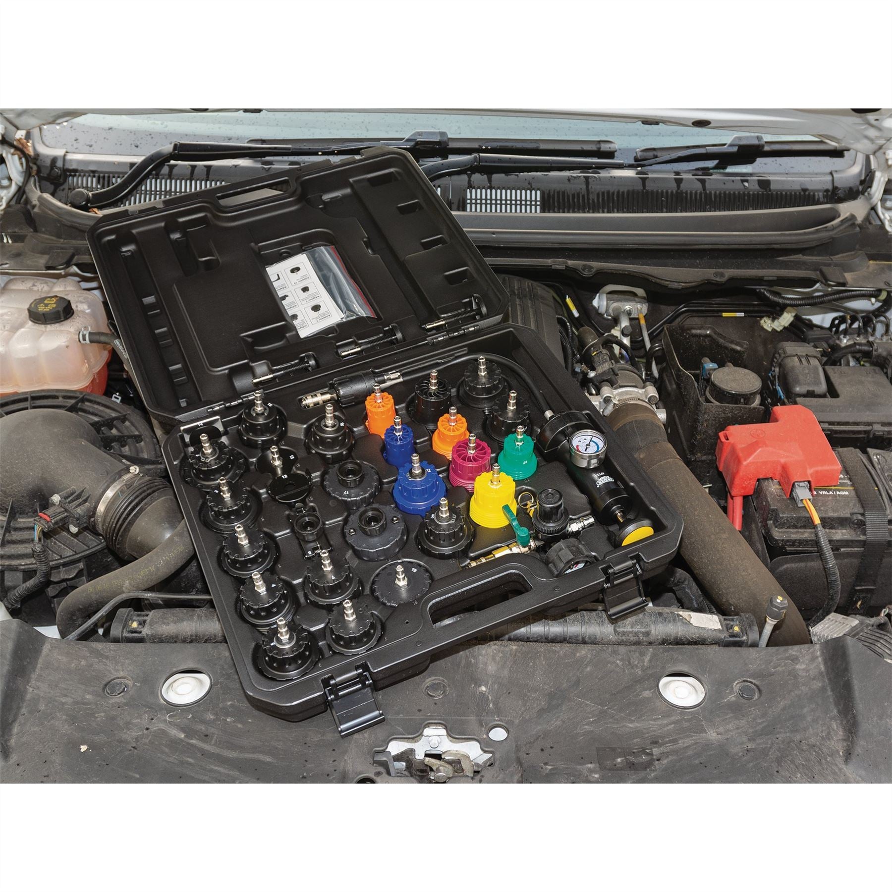 Draper 23420 Radiator and Cap Pressure Test Kit 32 Piece Draper