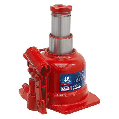 Sealey BJ10LE Low Profile Telescopic Bottle Jack 10 Tonne Sealey