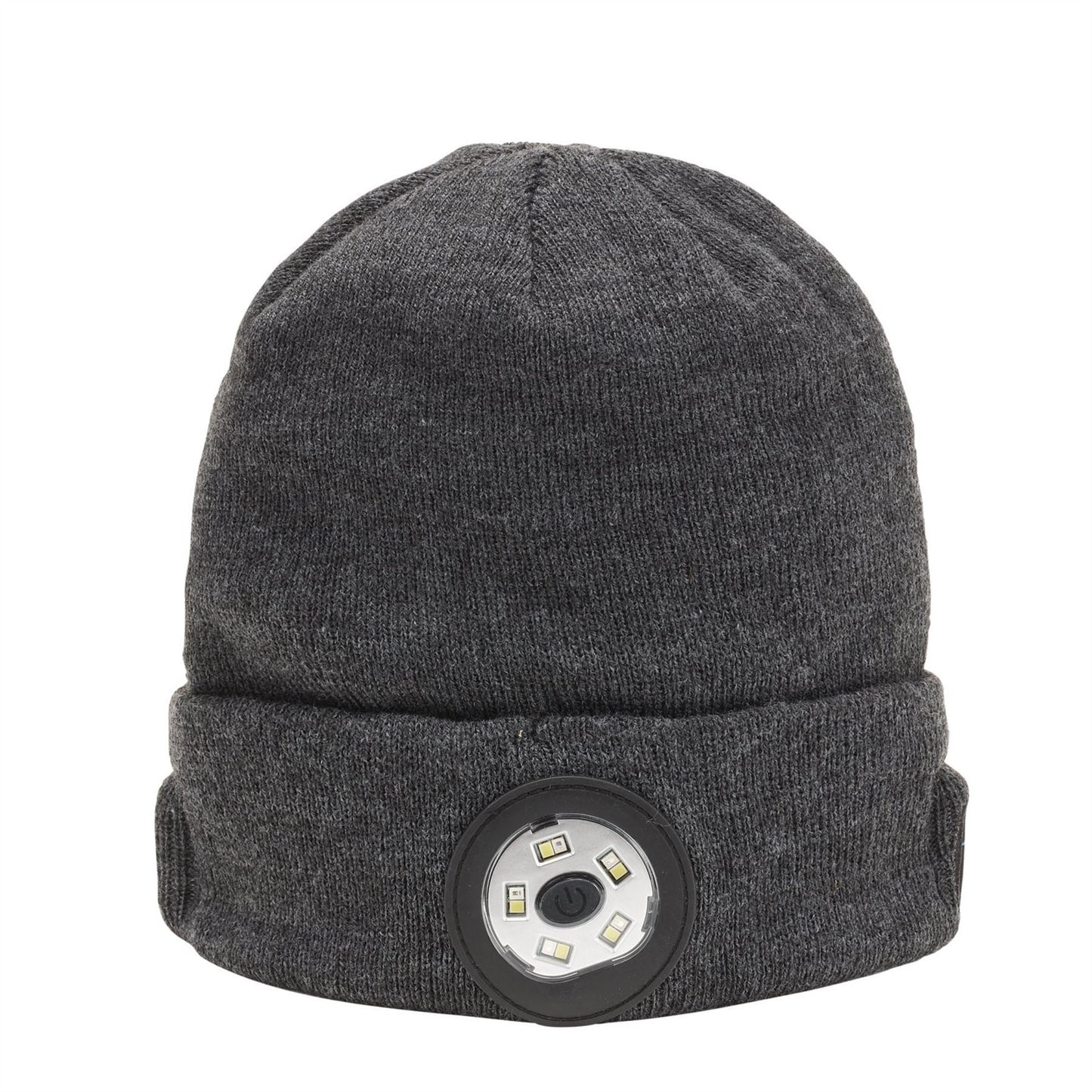 Draper 28351 Smart Wireless Rechargeable Beanie with LED Head Torch and USB Charging Cable Grey One Size Draper