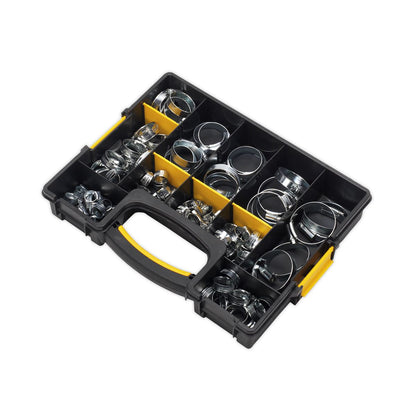 Sealey SHC85AC Hose Clip Assortment 85pc Ø8-57mm Sealey