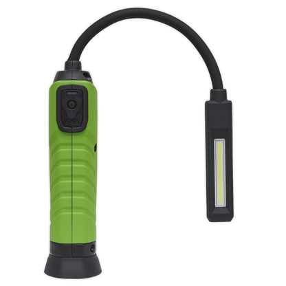 Sealey LEDFLEXG Flexi Rechargeable Inspection Light 5W COB & 3W SMD LED Sealey