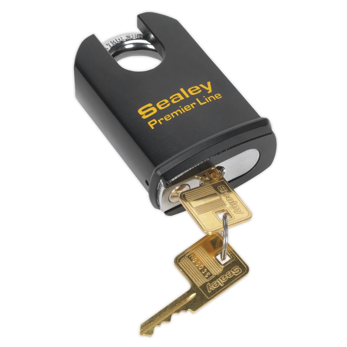 Sealey PL503S Steel Body Padlock Shrouded Shackle 61mm Sealey