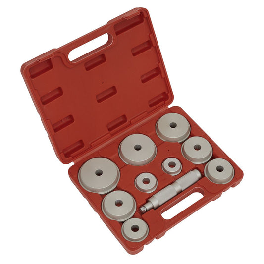 Sealey VS703 Bearing Race & Seal Driver Set 10pc - Aluminium Sealey