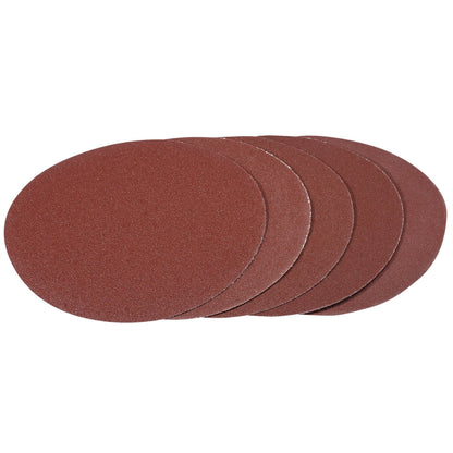 Draper 93428 Hook and Loop Aluminium Oxide Sanding Discs 180mm Assorted Grit Pack of 5 Draper