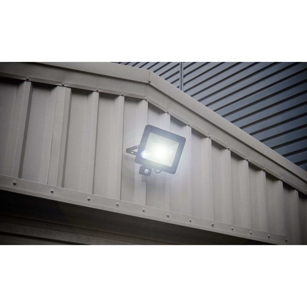 Sealey LED115PIR Extra-Slim Floodlight with PIR Sensor 100W SMD LED Sealey