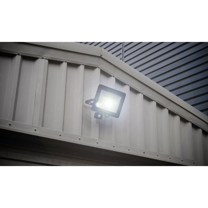 Sealey LED115PIR Extra-Slim Floodlight with PIR Sensor 100W SMD LED Sealey