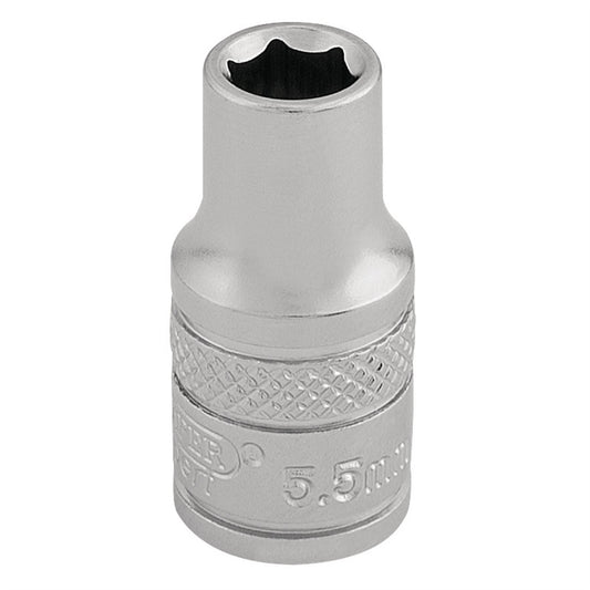 Draper 16509 Socket 1/4" Sq. Dr. 5.5mm Draper