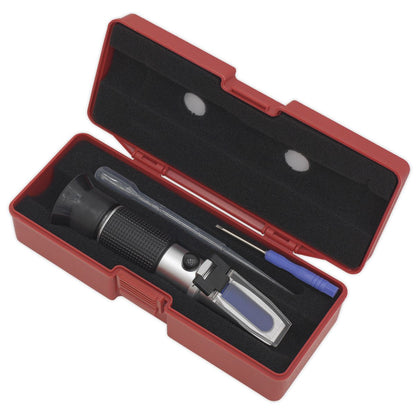 Sealey VS005 Refractometer Antifreeze/Battery Fluid/Screenwash Sealey