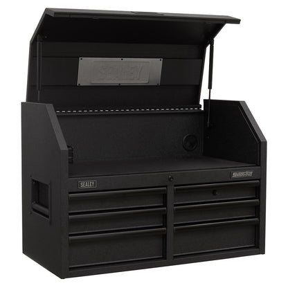Sealey AP3607BE Topchest 6 Drawer 910mm with Soft Close Drawers & Power Strip Sealey