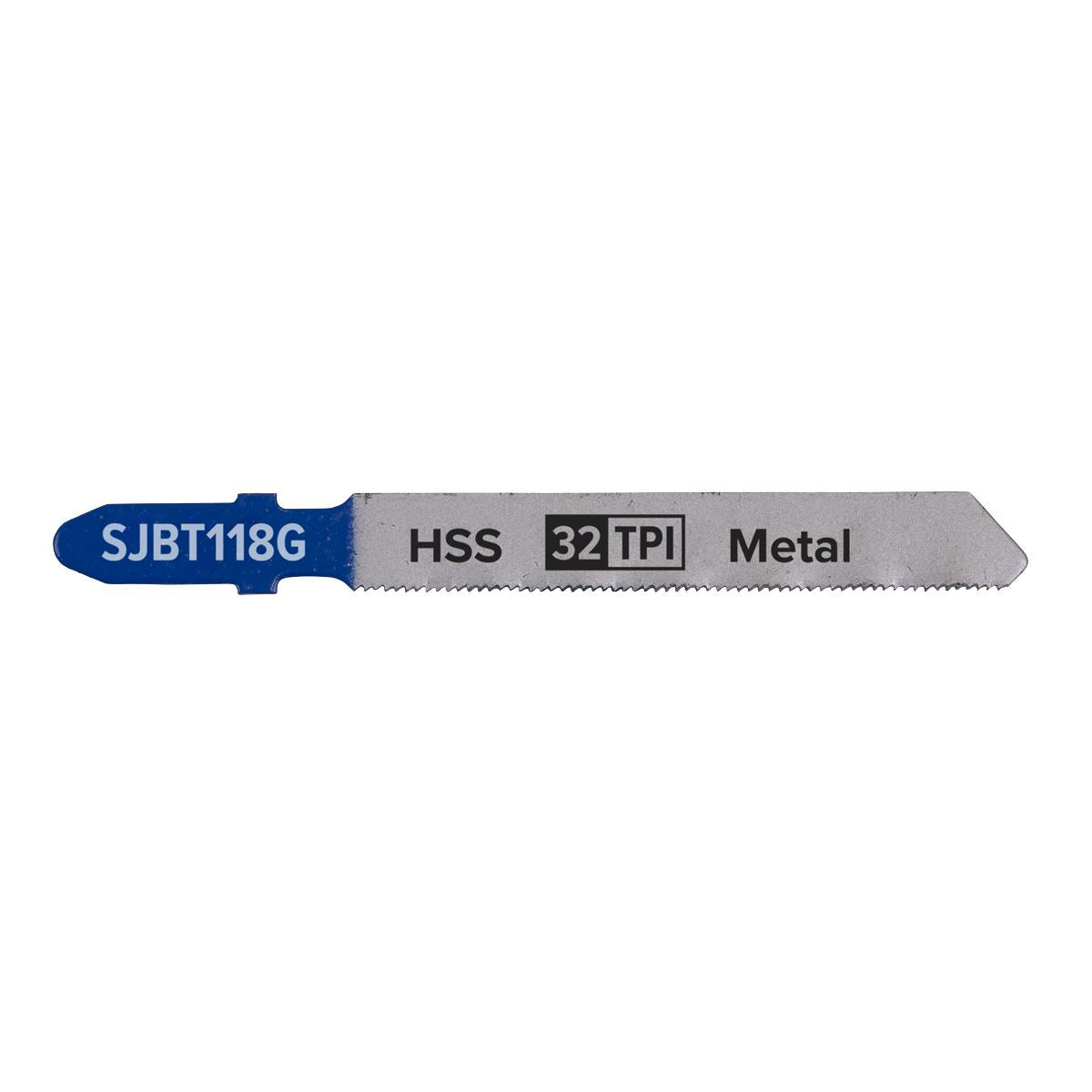 Sealey SJBT118G Jigsaw Blade Metal 75mm 32tpi - Pack of 5 Sealey