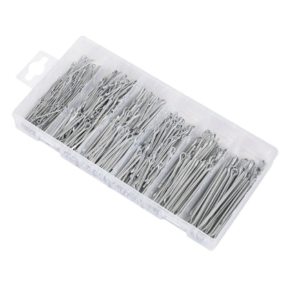 Sealey AB001SP Split Pin Assortment 555pc Small Sizes Metric & Imperial Sealey