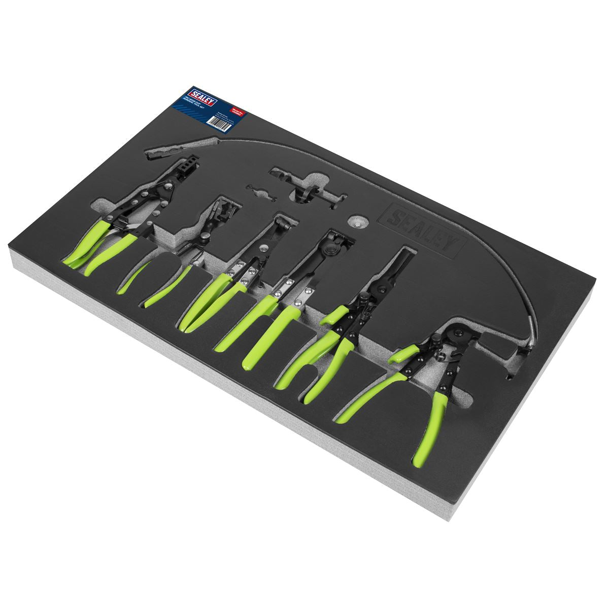 Sealey VS2662 Hose Clip Removal Tool Set 7pc Sealey
