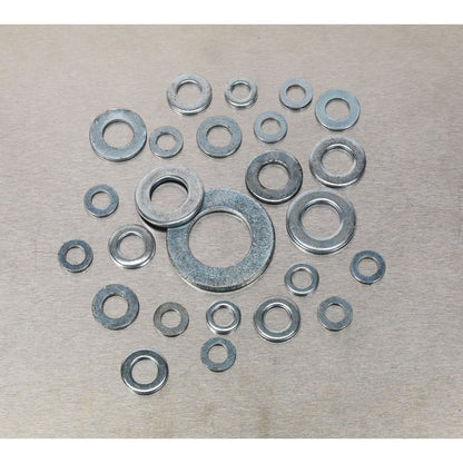 Sealey AB056WC Flat Washer Assortment 495pc M6-M24 Form C Metric Sealey