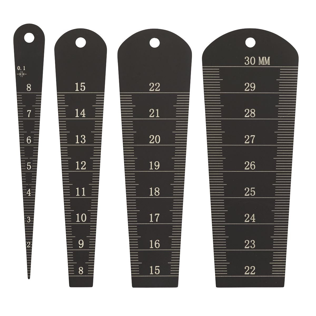 Sealey AK75TPG 1-30mm 4pc Taper Bore Gauge Sealey