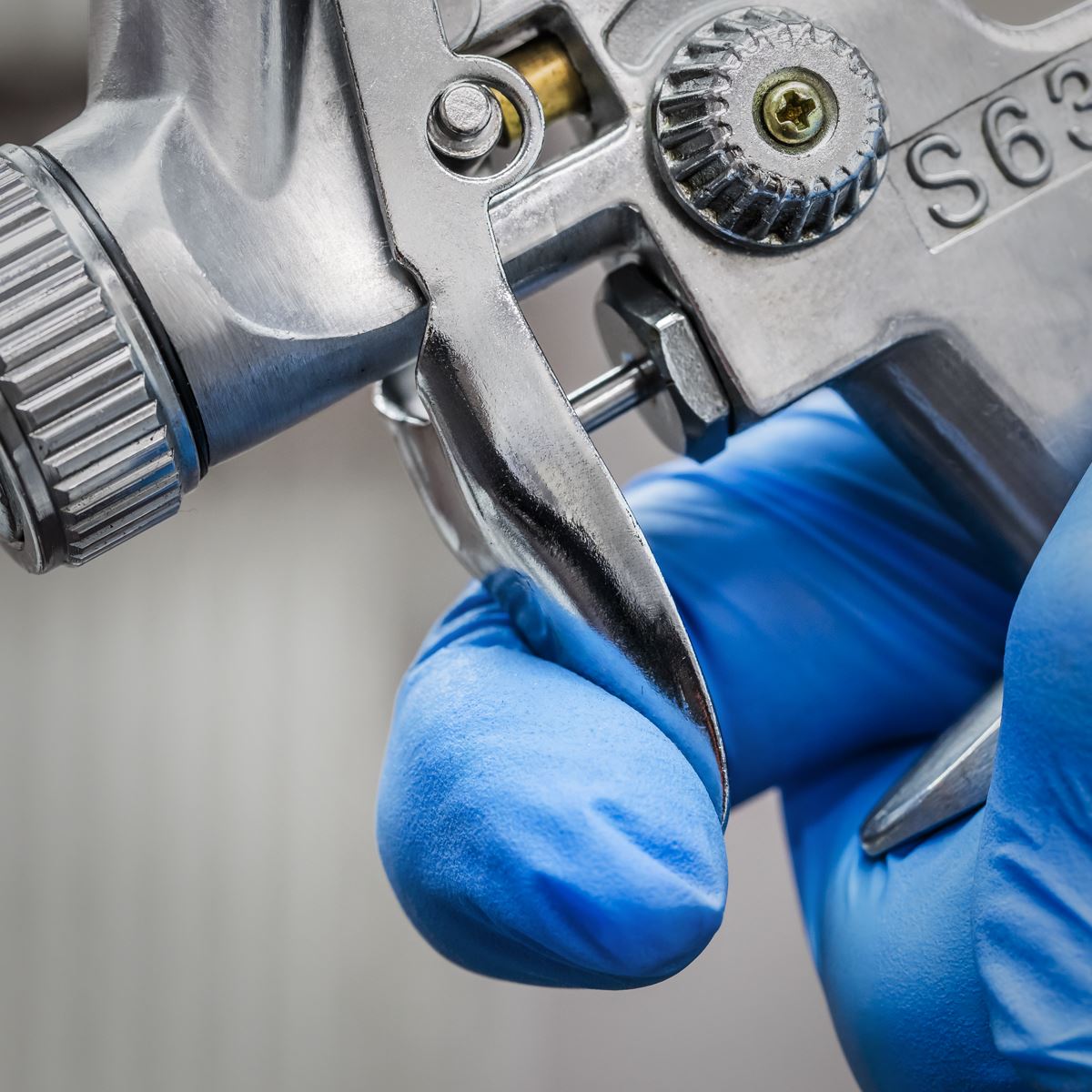 Sealey S631 Spray Gun Touch-Up Gravity Feed - 1mm Set-Up Sealey