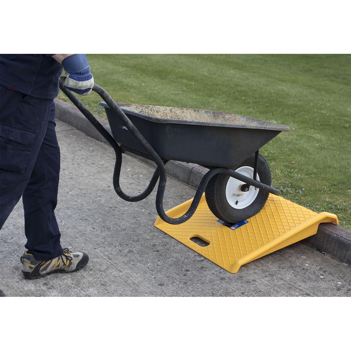 Sealey PAR01 Portable Access Ramp 450kg Capacity Sealey