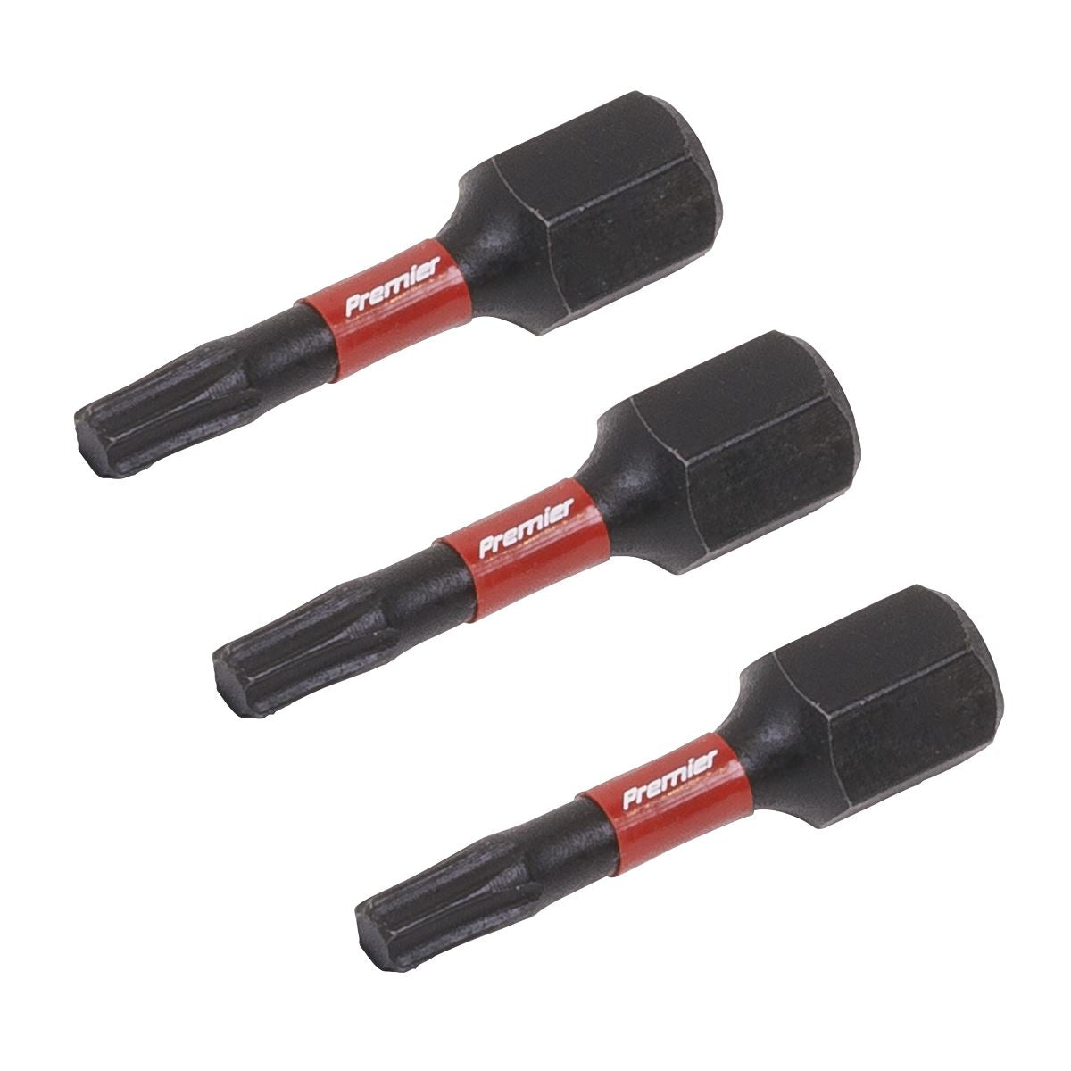 Sealey AK8216 TRX-Star* T15 Impact Power Tool Bits 25mm - 3pc Sealey