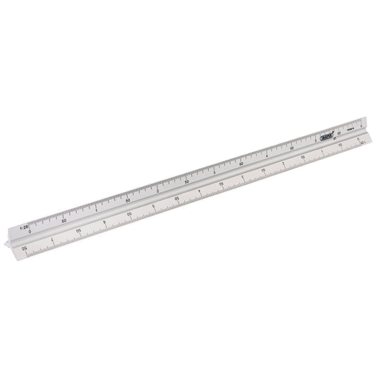 Draper 17686 Aluminium Triangle Scale Rule 300mm Draper
