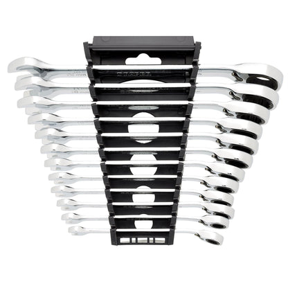 Draper 27692 HI-TORQ® Metric Reversible Ratchet Combination Spanner Set 12 Piece Draper