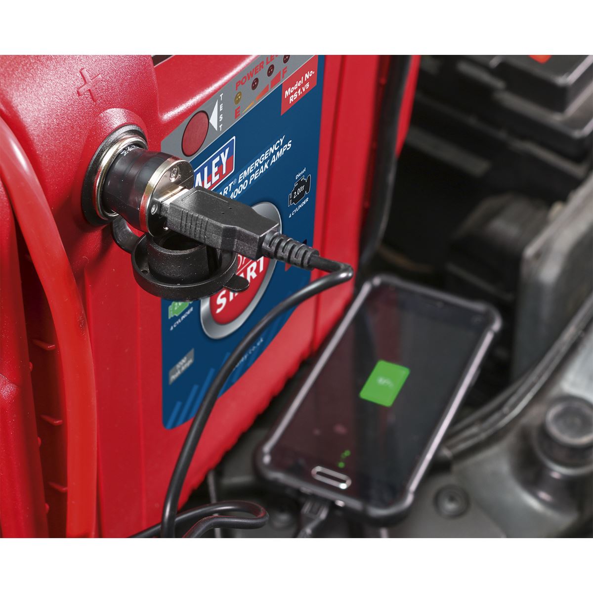 Sealey RS1 RoadStart® Emergency Jump Starter 12V 1000 Peak Amps Sealey