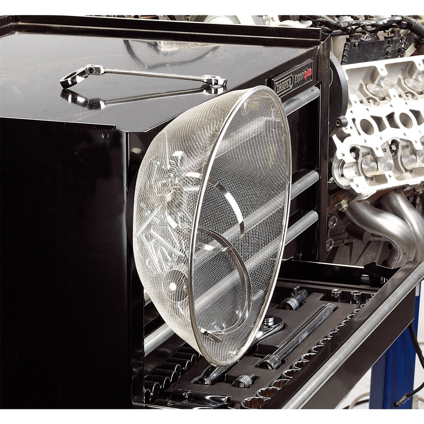 Draper 31317 Magnetic Stainless Steel Mesh Parts Washer Bowl Draper